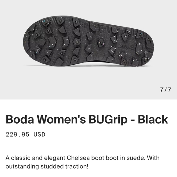 Icebug Boda Women's BUGrip w/ Studs - Black Size 10 - Picture 2 of 4